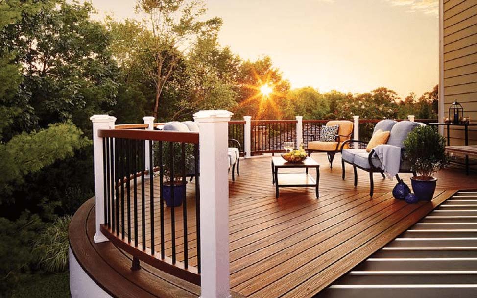 Curved Composite Decking