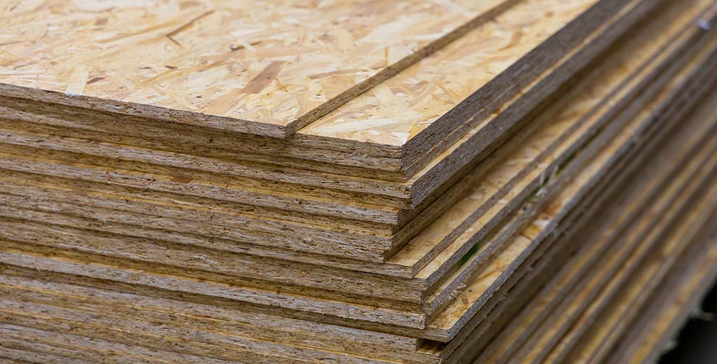 OSB - Oriented Strand Board Sheets